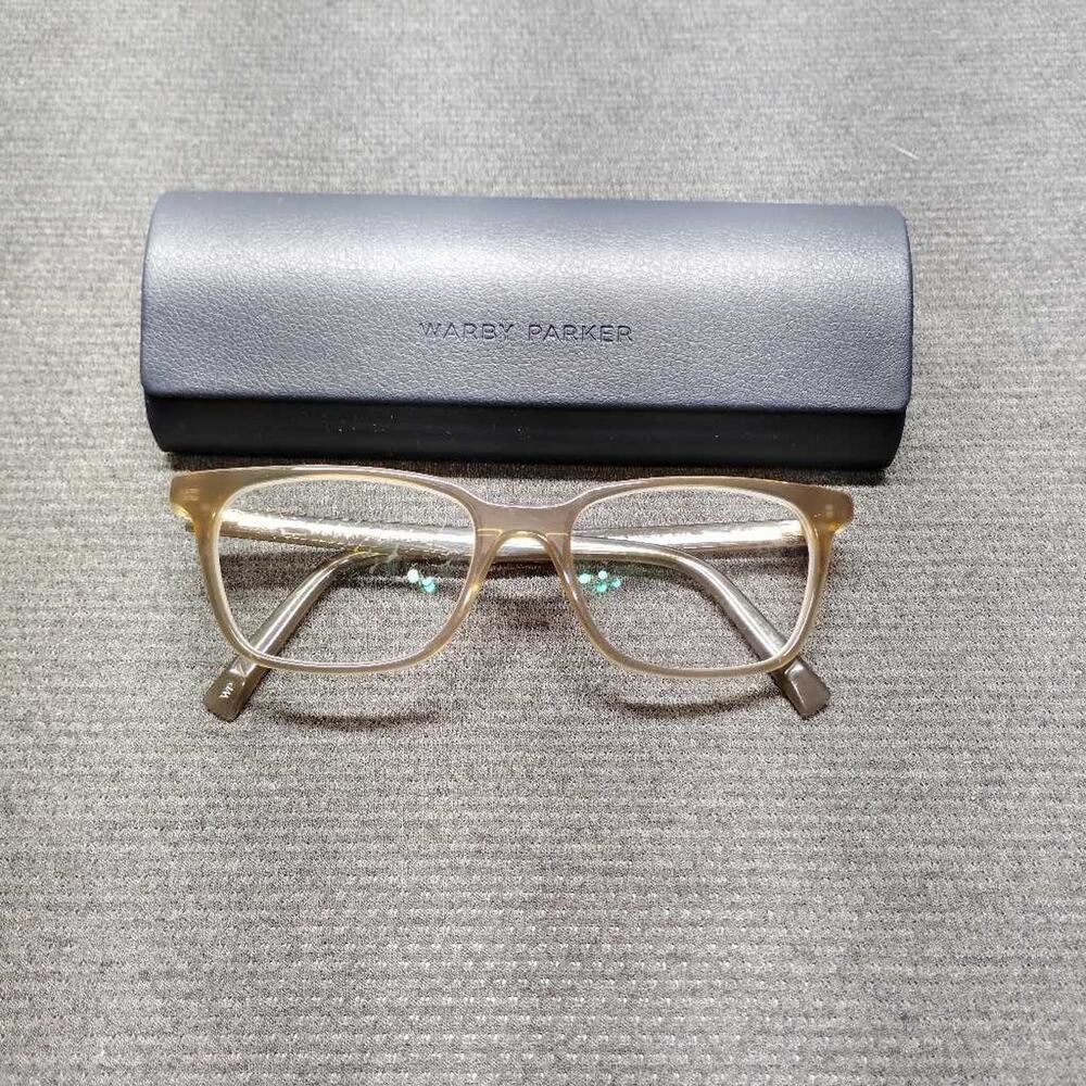 Warby Parker Barnett 192 Eyeglasses Frames Only With Case Brown